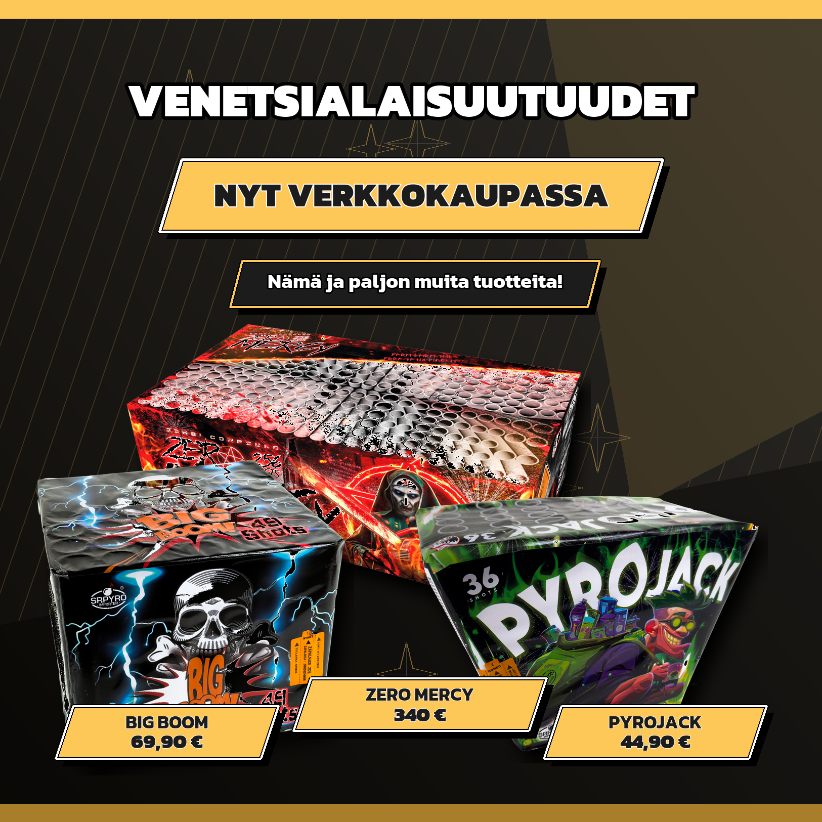 Venetsialaisuutuudet nyt verkkokaupassa - Nämä ja paljon muita tuotteita!
