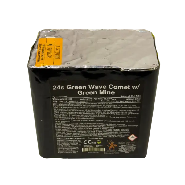 GFF 24s Green Wave Comet w/ Green Mine