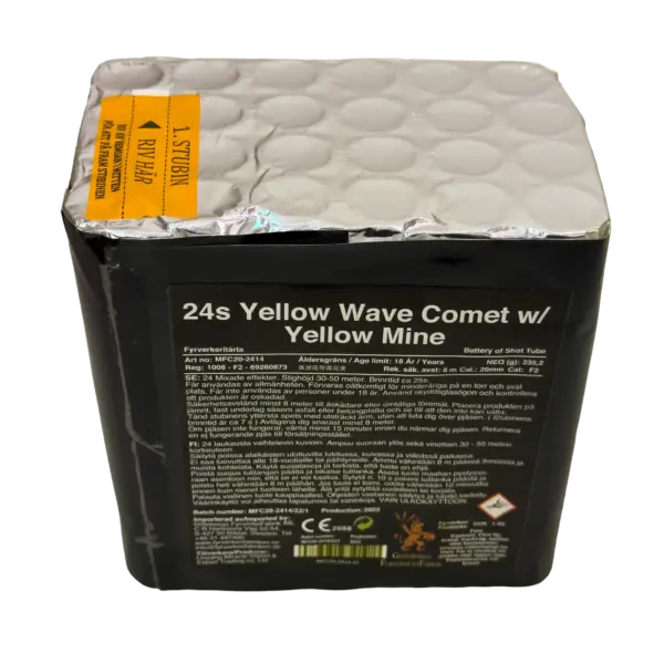 GFF 24s Yellow Wave Comet w/ Yellow Mine
